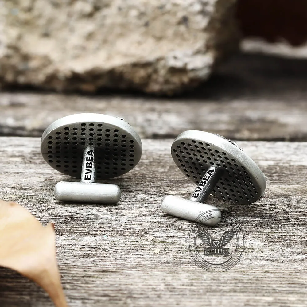 Detailed Jesus Christ Pure Tin Cufflinks sold by GTHIC product image thumbnail 4