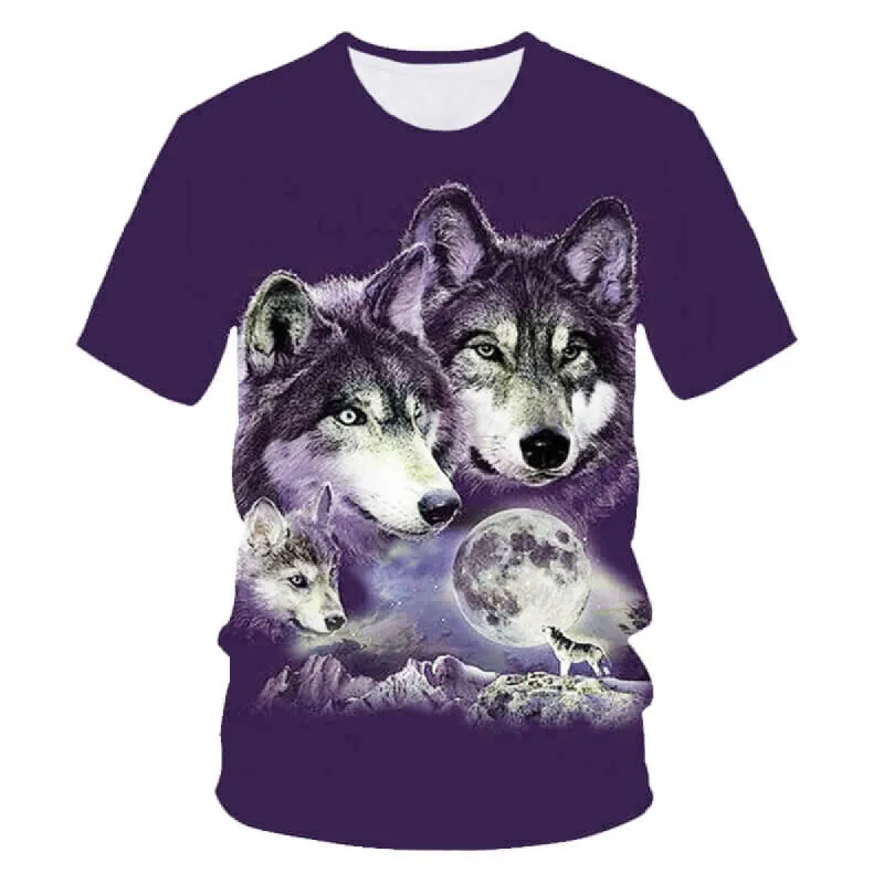 Wolf Family Polyester T-shirt sold by GTHIC