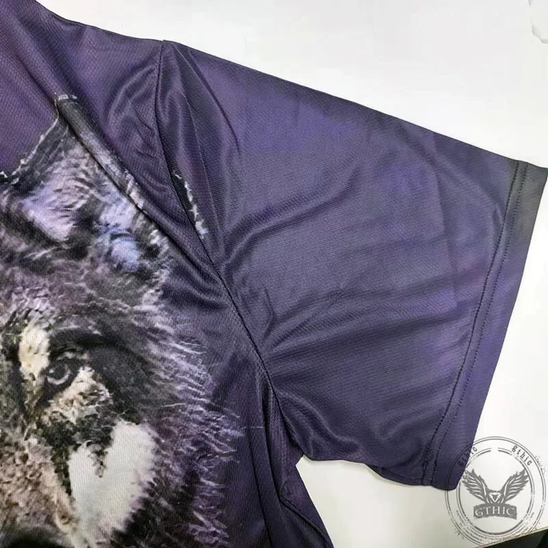 Wolf Family Polyester T-shirt sold by GTHIC product image thumbnail 5