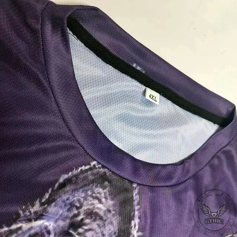 Wolf Family Polyester T-shirt sold by GTHIC product image thumbnail 3