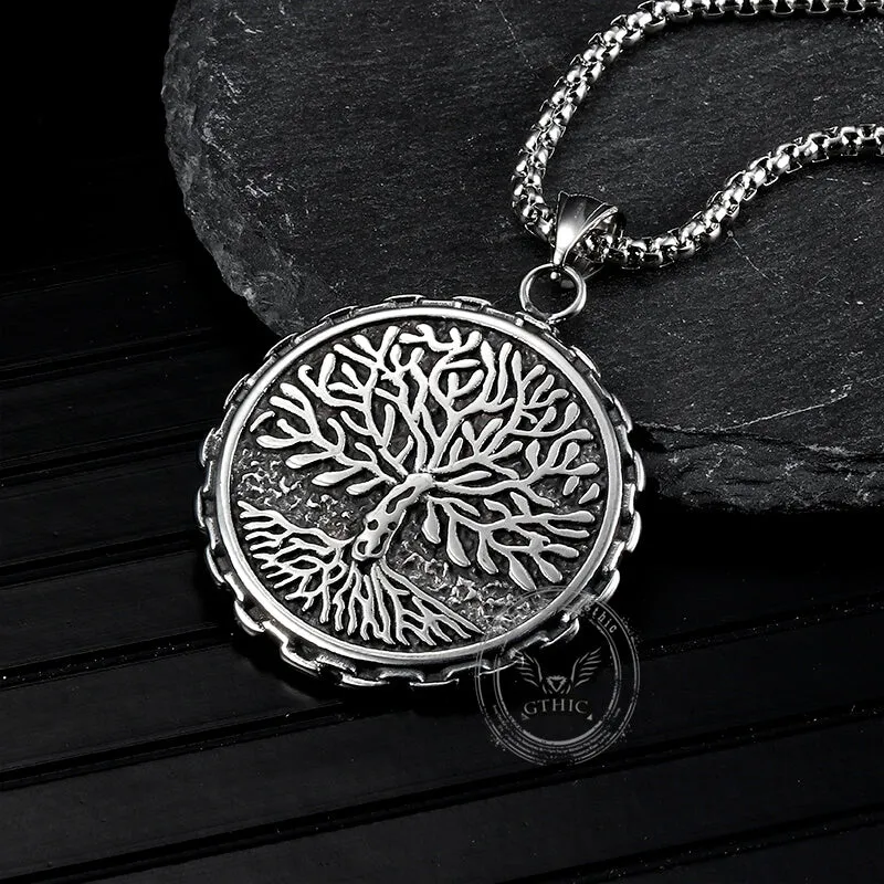 Viking Tree Of Life Stainless Steel Necklace sold by GTHIC product image thumbnail 4