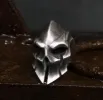 Spartan Knight Sterling Silver Skull Ring sold by GTHIC