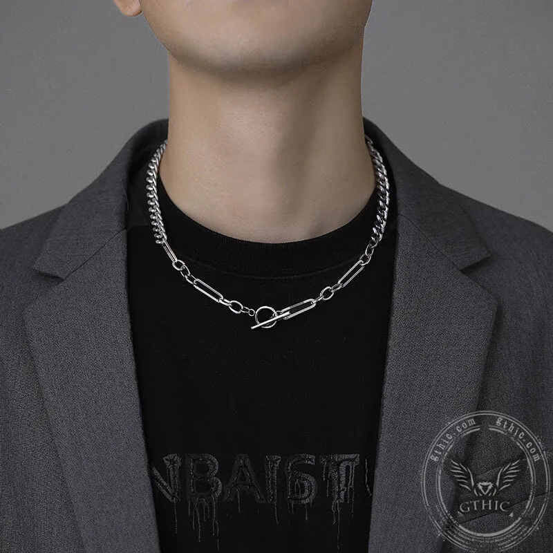 OT Buckle Cuban Chain Stainless Steel Necklace sold by GTHIC product image thumbnail 2