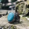 Viking Runes Wolf and Raven Stainless Steel Ring sold by GTHIC