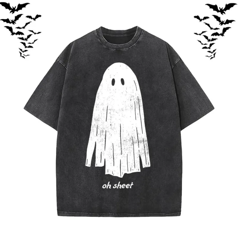 Vintage Washed Oh Sheet Ghost T-shirt sold by GTHIC