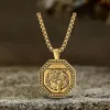 Vintage Tiger Head Stainless Steel Pendant sold by GTHIC