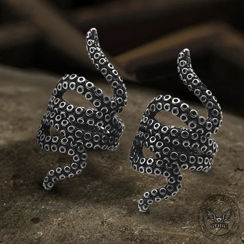 Octopus Arm Stainless Steel Ear Cuffs sold by GTHIC product image thumbnail 3