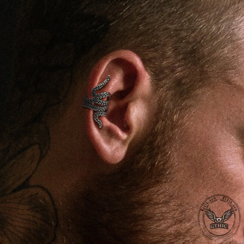 Octopus Arm Stainless Steel Ear Cuffs sold by GTHIC product image thumbnail 2