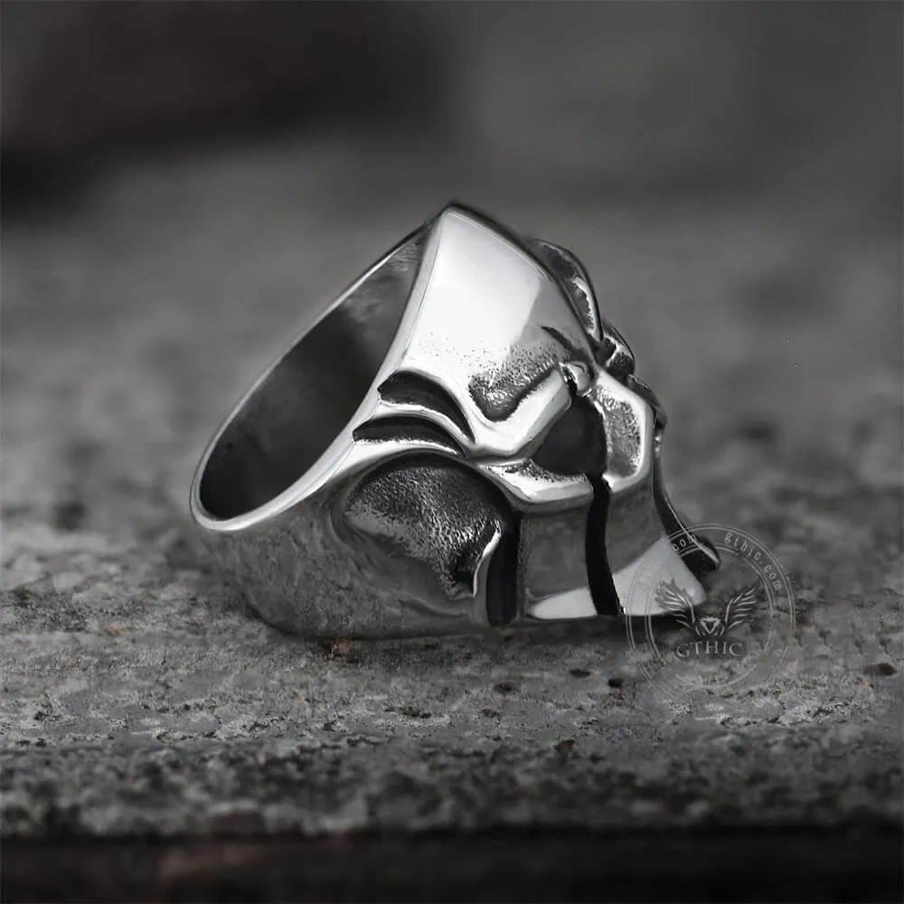 GTHIC Sparta Stainless Steel Skull Ring sold by GTHIC product image thumbnail 5