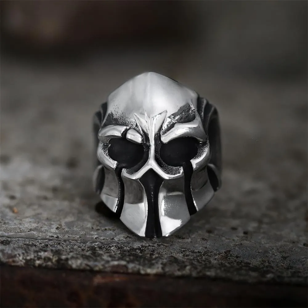GTHIC Sparta Stainless Steel Skull Ring sold by GTHIC