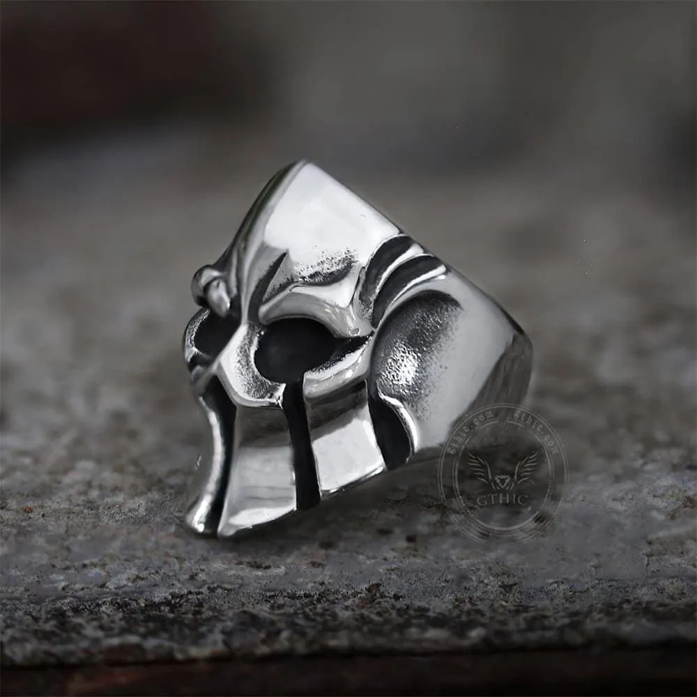 GTHIC Sparta Stainless Steel Skull Ring sold by GTHIC product image thumbnail 4