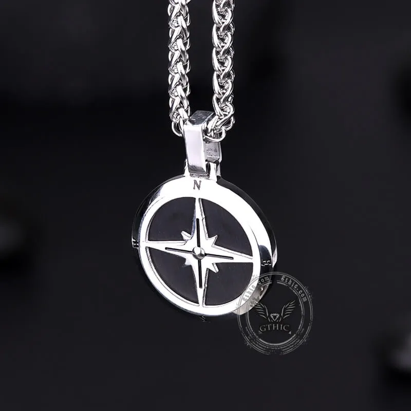 Simple Compass Design Stainless Steel Pendant sold by GTHIC product image thumbnail 4