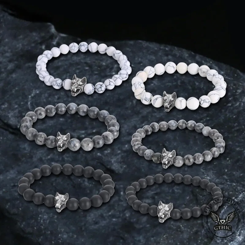 Howling Wolf Turquoise Bead Bracelet sold by GTHIC product image thumbnail 2