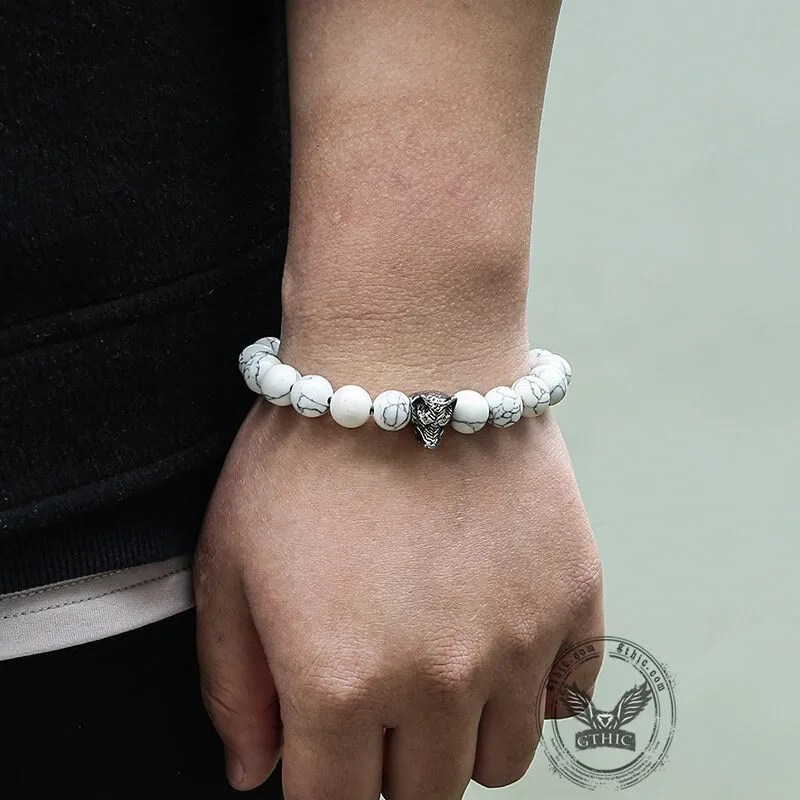 Howling Wolf Turquoise Bead Bracelet sold by GTHIC product image thumbnail 3