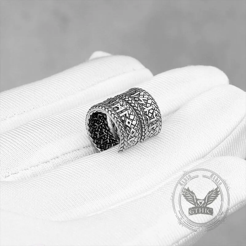Dragon Scale Viking Runes Stainless Steel Stud Earrings sold by GTHIC product image thumbnail 3