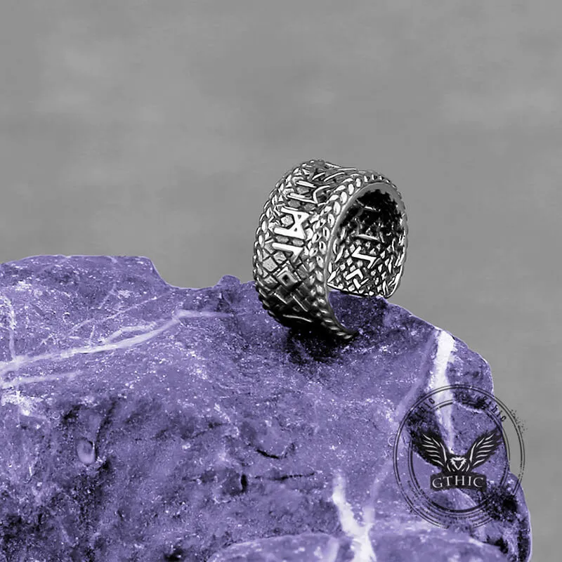 Dragon Scale Viking Runes Stainless Steel Stud Earrings sold by GTHIC product image thumbnail 2