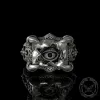Dragon Claw Evil Eye Sterling Silver Ring sold by GTHIC