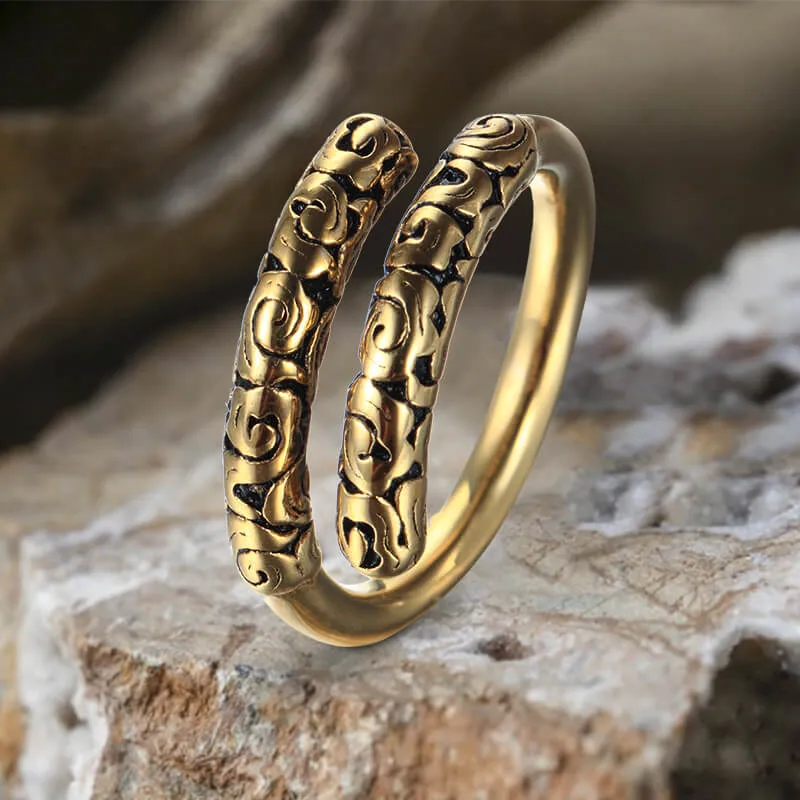 Vintage Wukong Jin Gu Bang Stainless Steel Ring sold by GTHIC product image thumbnail 3