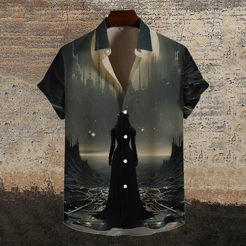 Gothic Female Warrior Short Sleeve Shirt sold by GTHIC