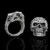 Multi Ghost Sterling Silver Skull Ring sold by GTHIC