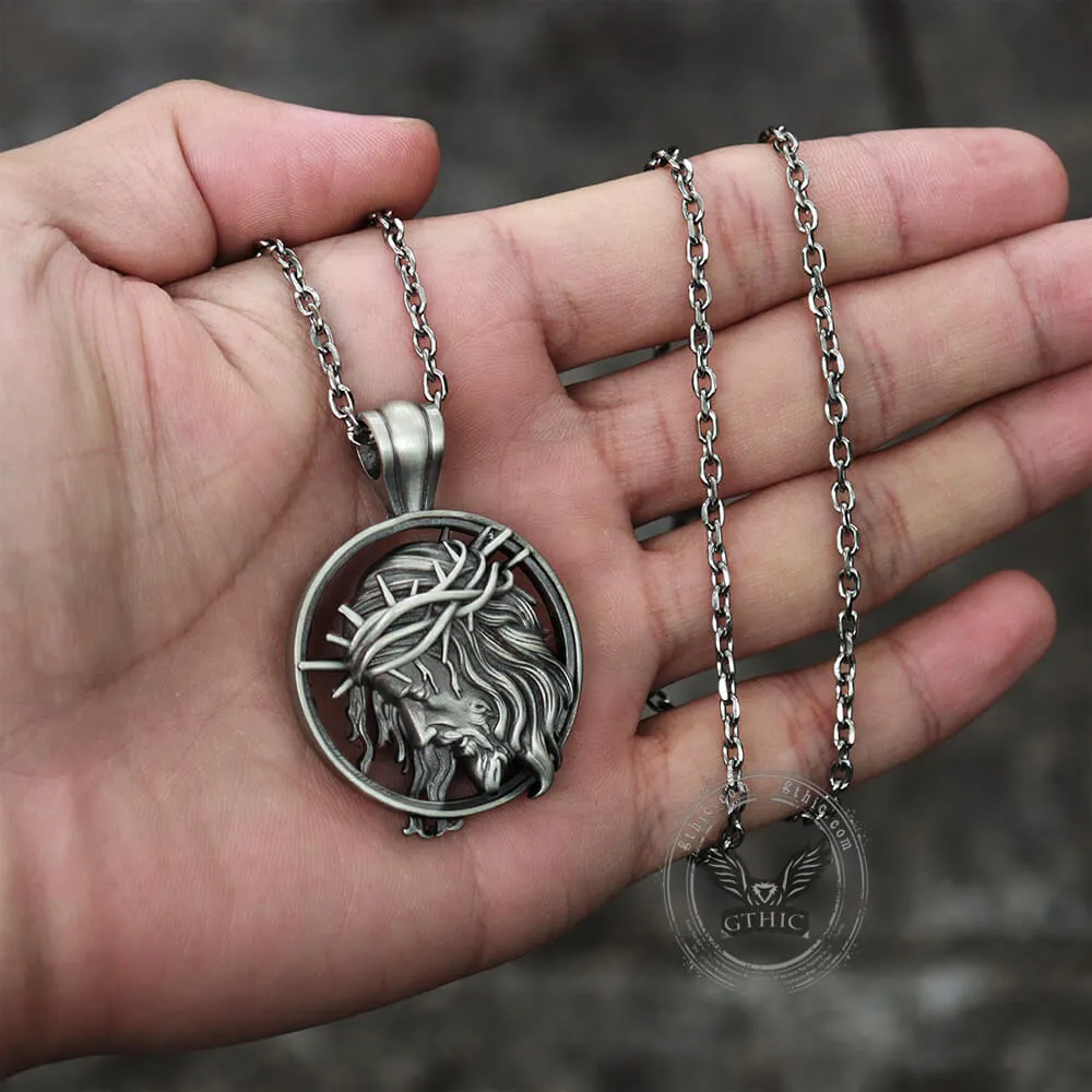 Christ Jesus Pure Tin Necklace sold by GTHIC product image thumbnail 2