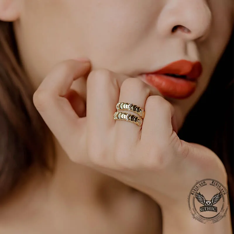 Diamond-set 18K Gold Snake Ring sold by GTHIC product image thumbnail 3