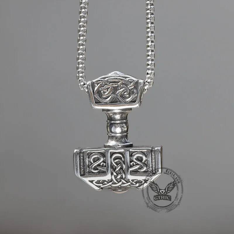 Viking Mjolnir Thor's Hammer Stainless Steel Pendant sold by GTHIC product image thumbnail 3