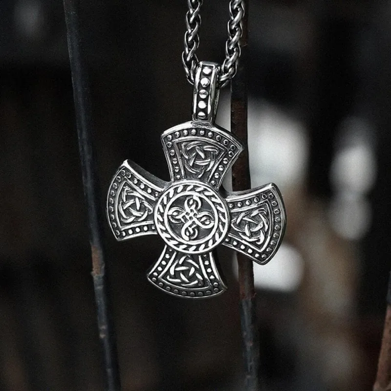 Celtic Knots Stainless Steel Viking Pendant sold by GTHIC