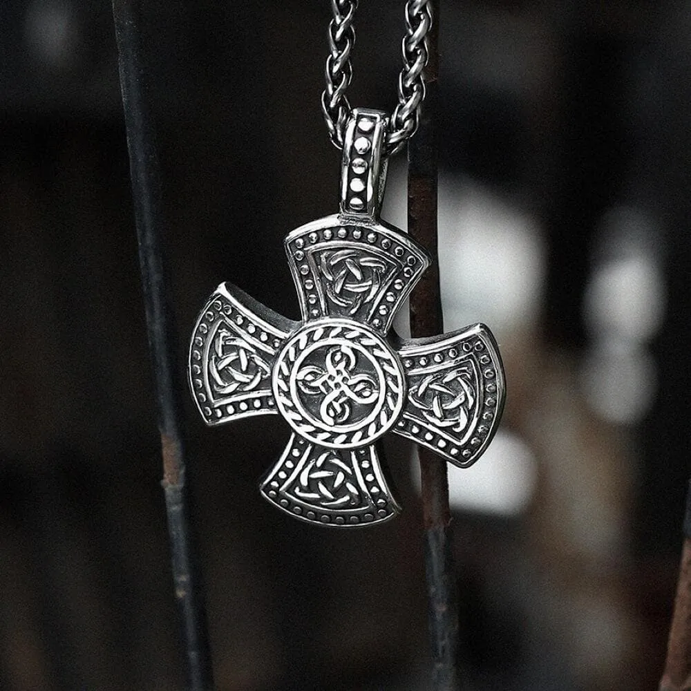 Celtic Knots Stainless Steel Viking Pendant sold by GTHIC