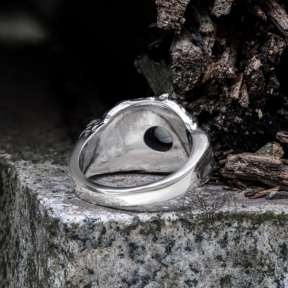 Vintage Open Your Heart Stainless Steel Ring sold by GTHIC product image thumbnail 5