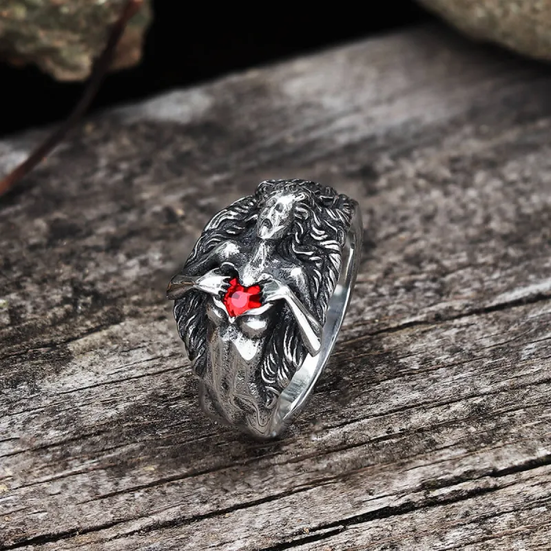 Vintage Open Your Heart Stainless Steel Ring sold by GTHIC