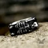 Full Skeleton Wrap Stainless Steel Skull Ring sold by GTHIC