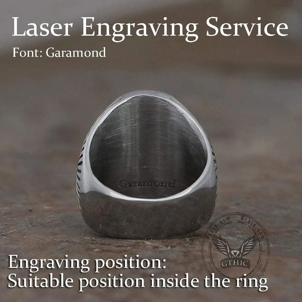 Jesus Cross Stainless Steel Religious Ring sold by GTHIC product image thumbnail 5