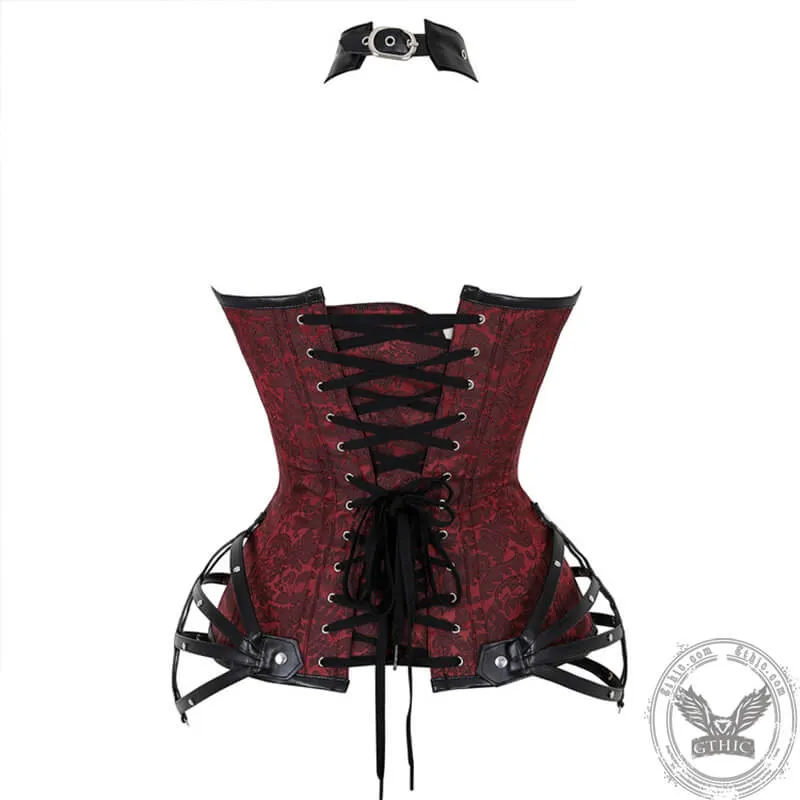 Gothic Side Zipper Halter Top Corset sold by GTHIC product image thumbnail 4