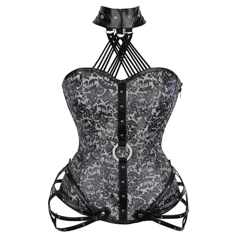 Gothic Side Zipper Halter Top Corset sold by GTHIC product image thumbnail 3