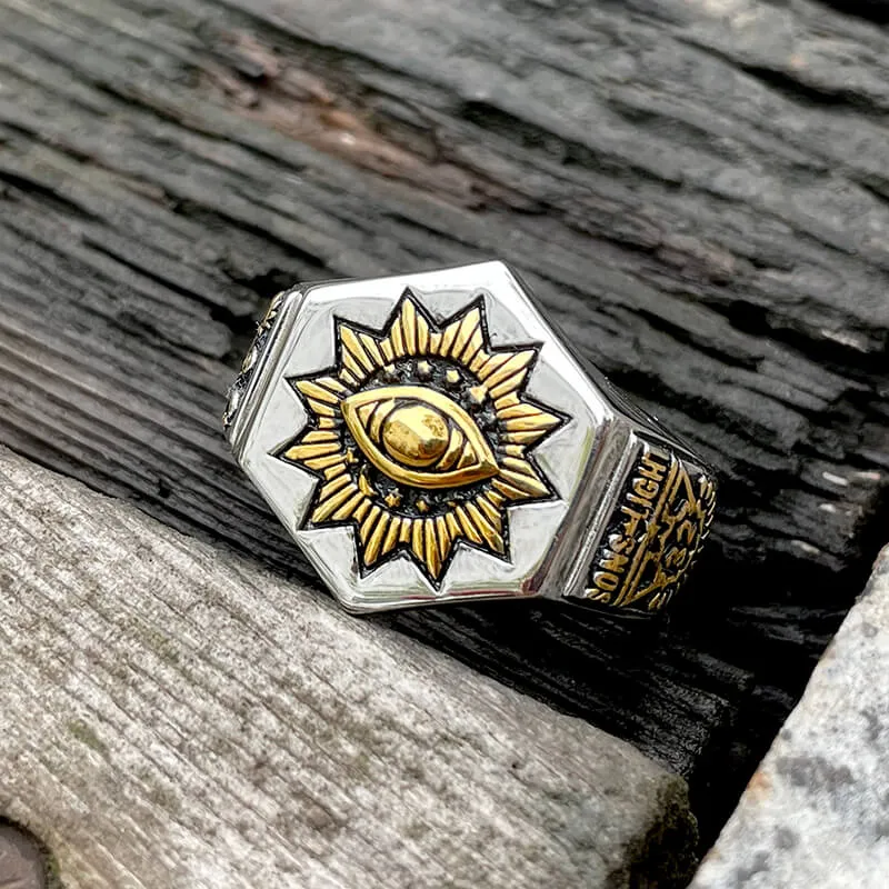The All-seeing Eye Of God Sterling Silver Masonic Ring sold by GTHIC