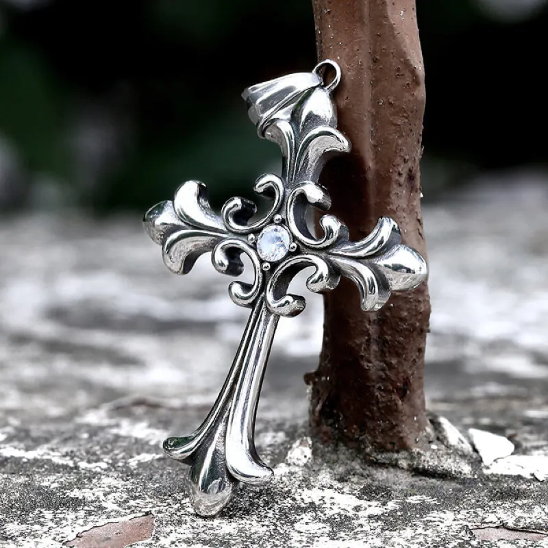 Gothic Cross Stainless Steel Pendant sold by GTHIC