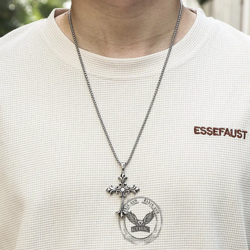 Gothic Cross Stainless Steel Pendant sold by GTHIC product image thumbnail 2