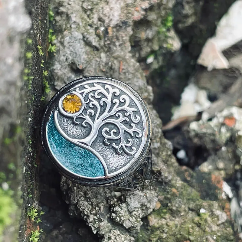 Viking Tree of Life Stainless Steel Amulet Ring sold by GTHIC product image thumbnail 3