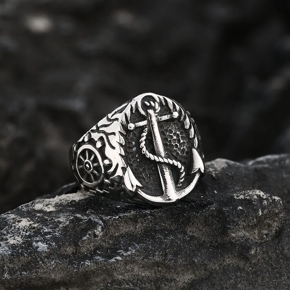 Nautical Anchor Stainless Steel Ring sold by GTHIC