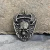 Sword and Shield Sterling Silver Skull Pendant sold by GTHIC