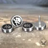 Round Stainless Steel Skull Stud Earring sold by GTHIC