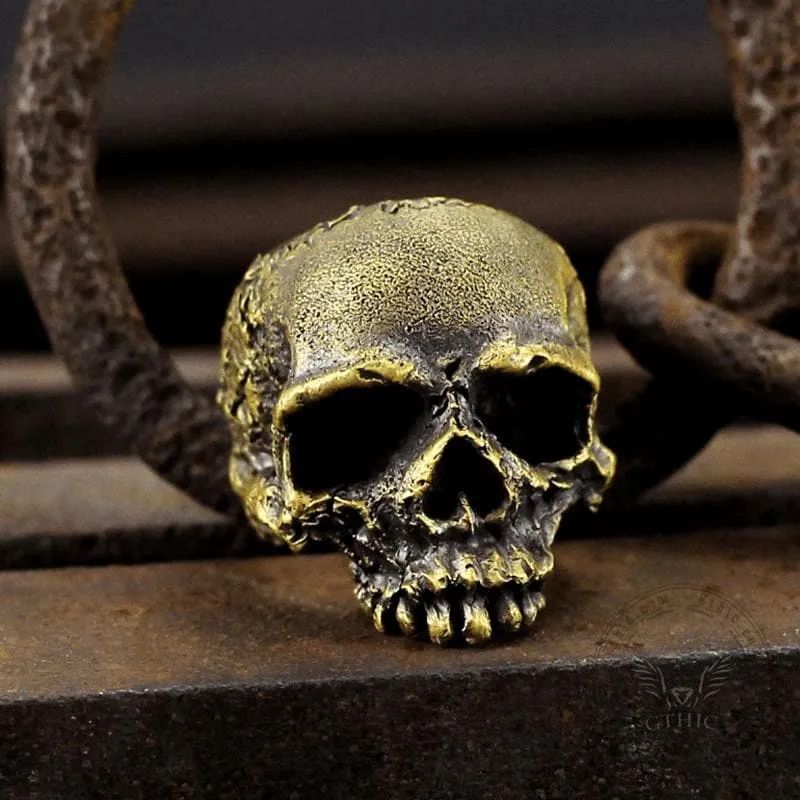 Dark Pioneer Sterling Silver Skull Ring sold by GTHIC product image thumbnail 3