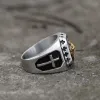 Golden Lion Stainless Steel Beast Ring sold by GTHIC