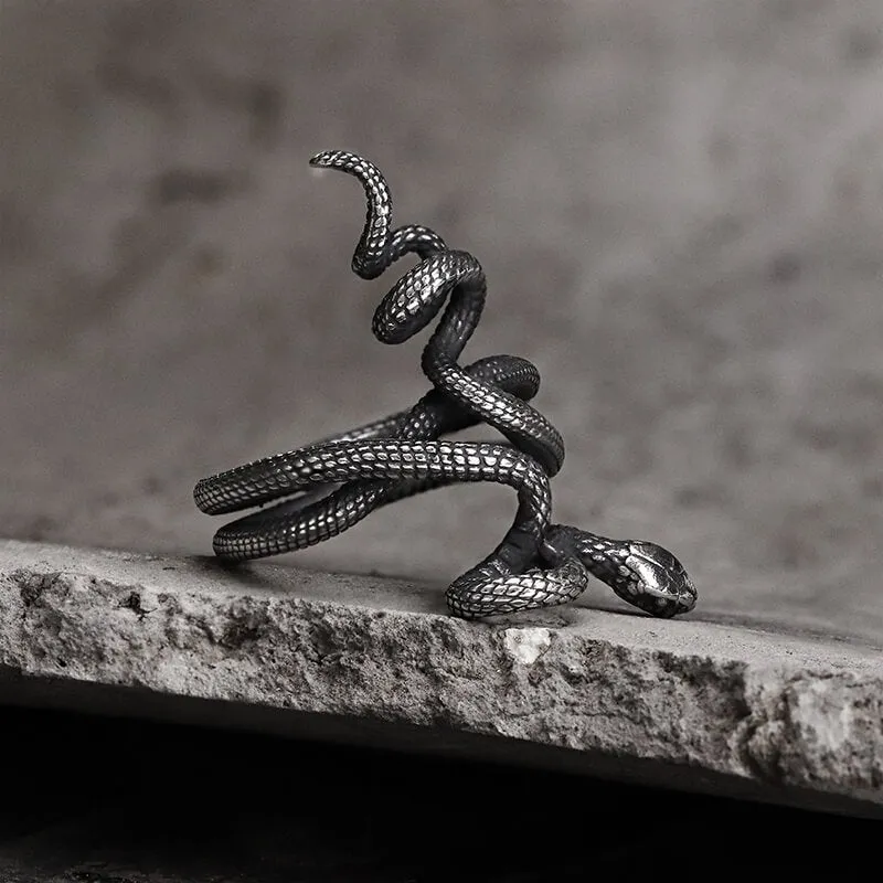 Wild Snake Stainless Steel Animal Ring sold by GTHIC product image thumbnail 3