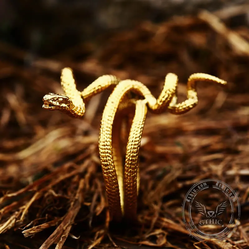 Wild Snake Stainless Steel Animal Ring sold by GTHIC product image thumbnail 4