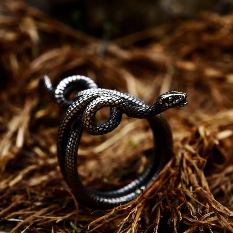 Wild Snake Stainless Steel Animal Ring sold by GTHIC