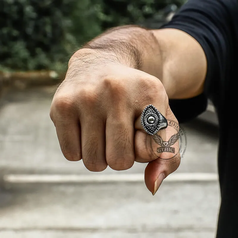 Eye Stainless Steel Masonic Ring sold by GTHIC product image thumbnail 2