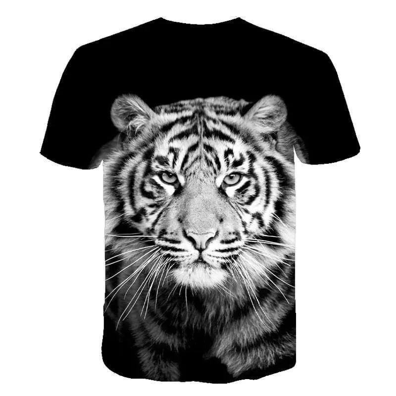 Ferocious Tiger Polyester T-shirt sold by GTHIC product image thumbnail 3
