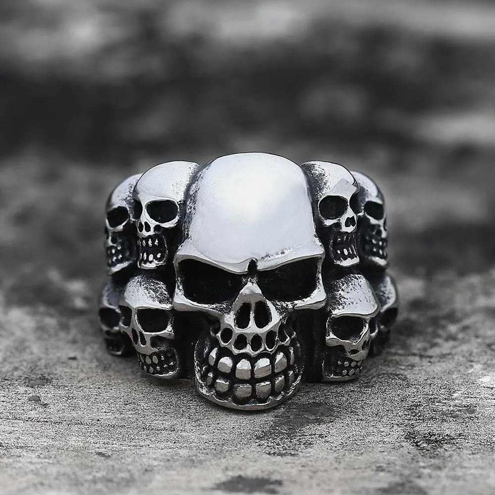 Phantom Stainless Steel Skull Ring sold by GTHIC product image thumbnail 5